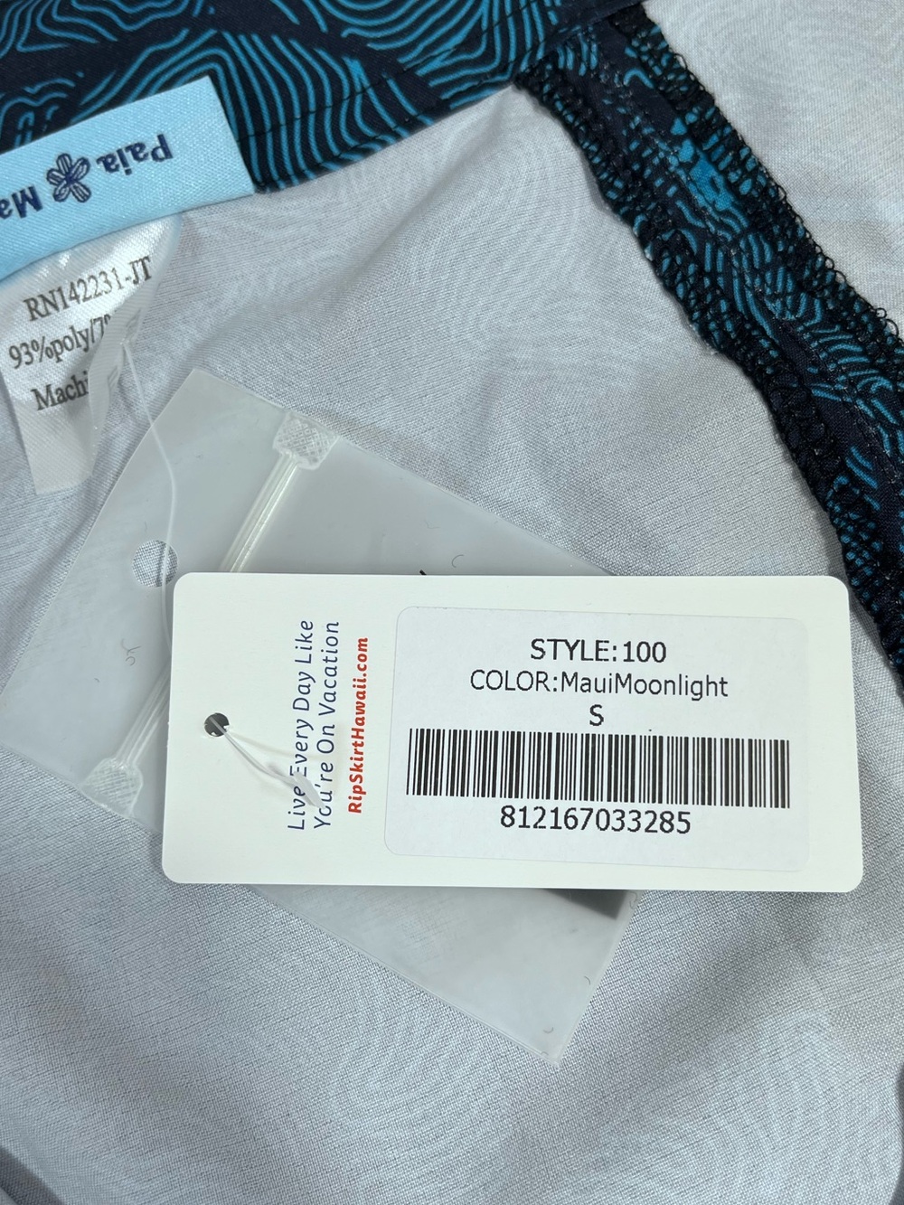 NWT Ripskirt Length 1 in Maui Moonlight Size Small NEW WITH TAGS - Picture 9 of 10